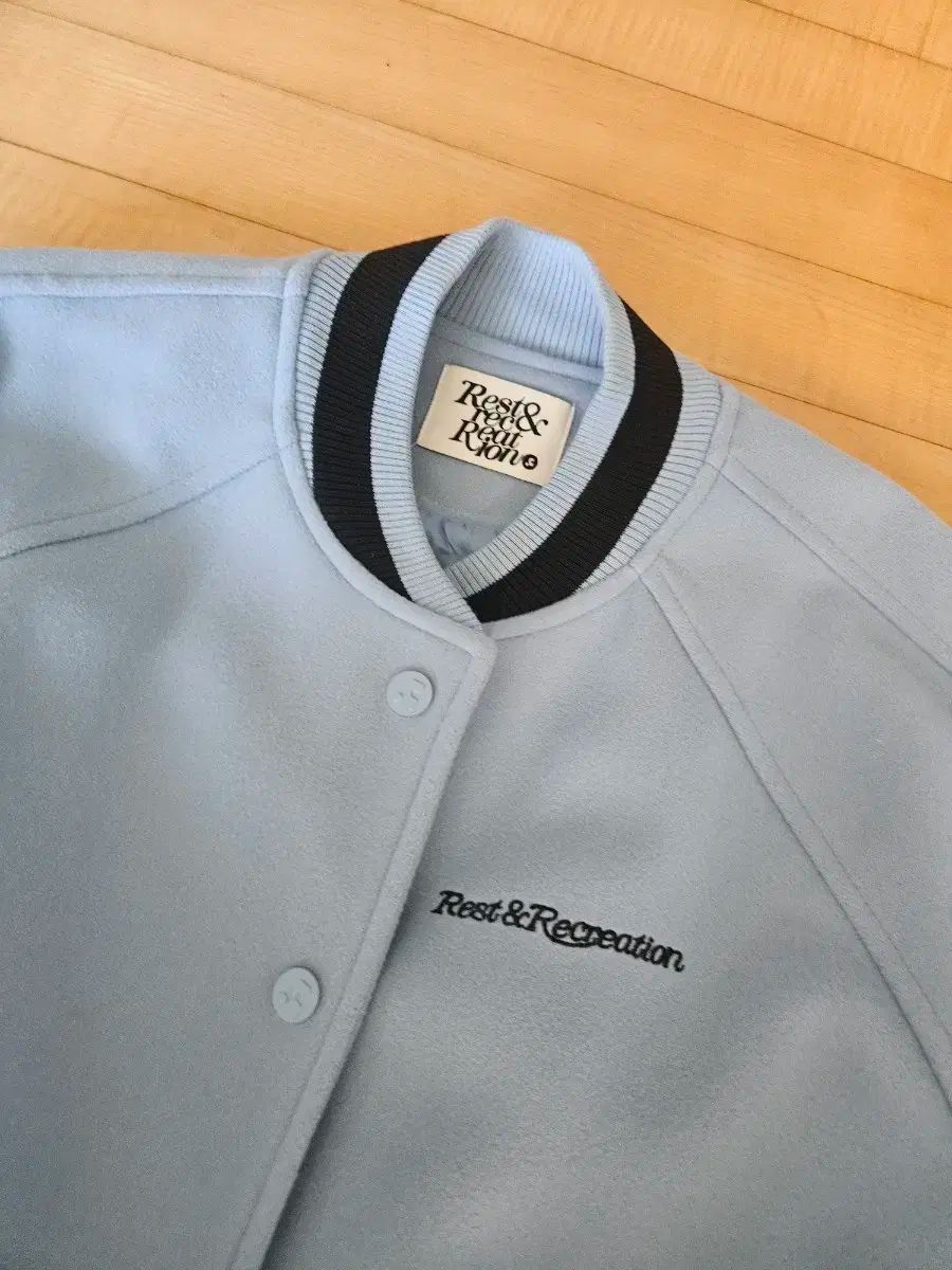 Rest ＆ Recreation RR ブルゾン バーシティ ジャケット 青 1 サイズ