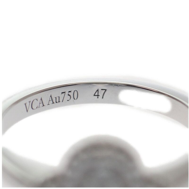 VAN CLEEF & ARPELS K18WG スウィートアルハンブラ リング 指輪 - メルカリ