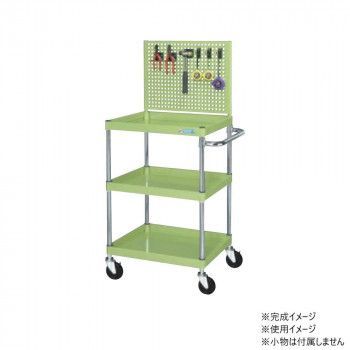 サカエ CSパールワゴン中量タイプ 上部パンチングパネル付 グリーン CSP-6083JP WWW_NOITHATQUANGTHANH_NET