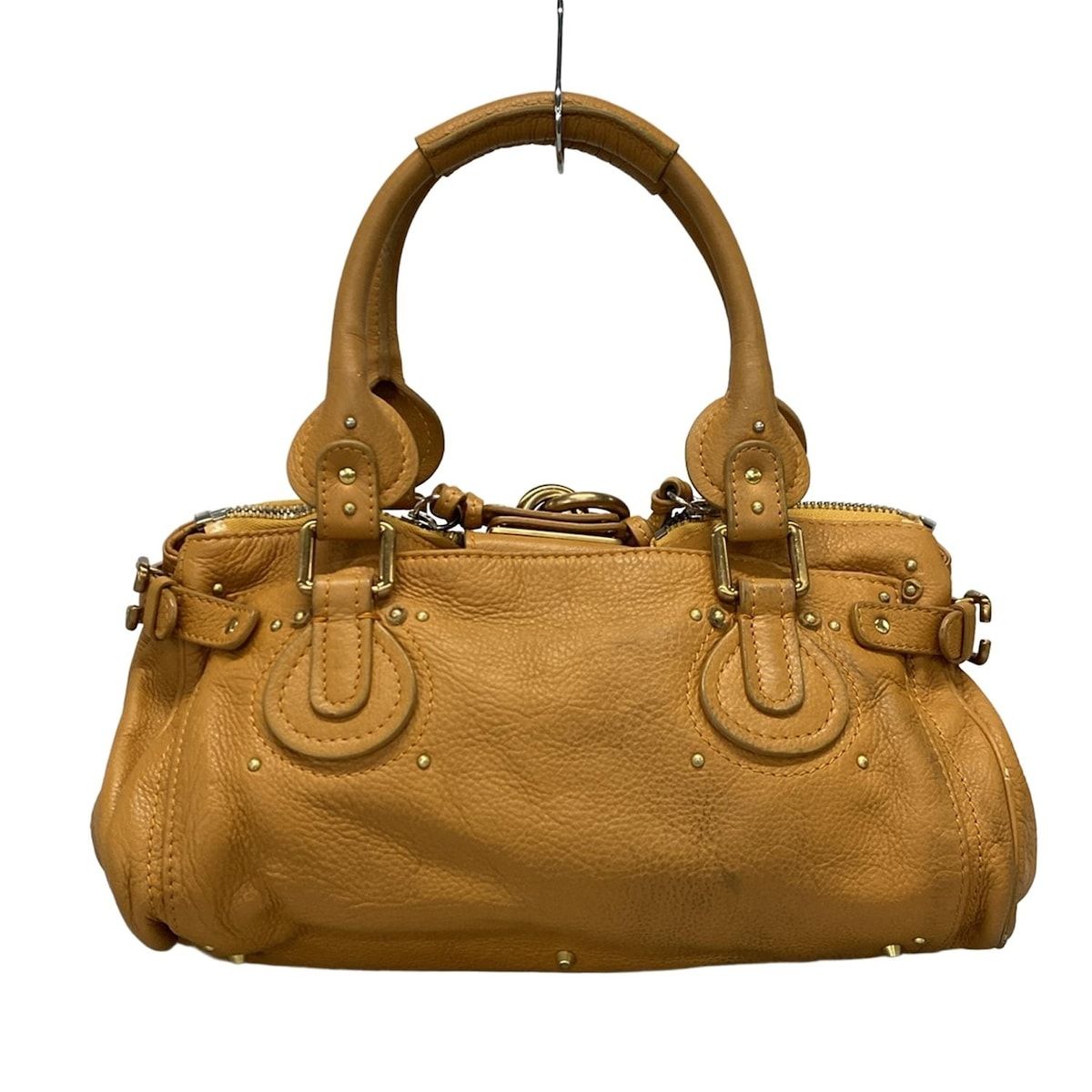 Chloe(クロエ) ハンドバッグ パディントン オレンジ レザー