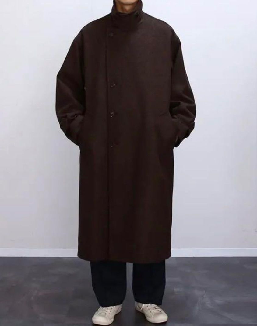 21AW SHETLAND WOOL DOUBLE BREASTED COAT - メルカリ