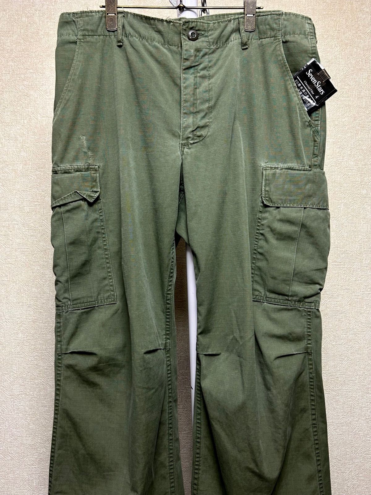 美品　米軍ジャングルファティーグ　スモールレギュラー　1969年 アメリカ軍 ジャングルファティーグジャケット M/R 米軍実物