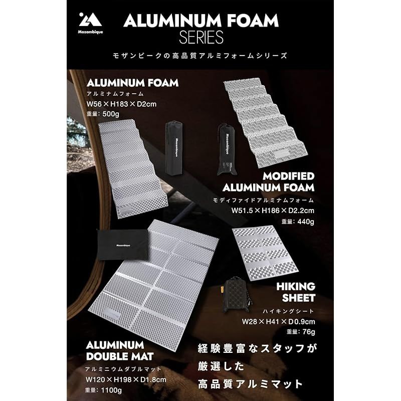 アウトドア MODIFIED ALUMINUM FOAM Mozambique(モザンビーク 