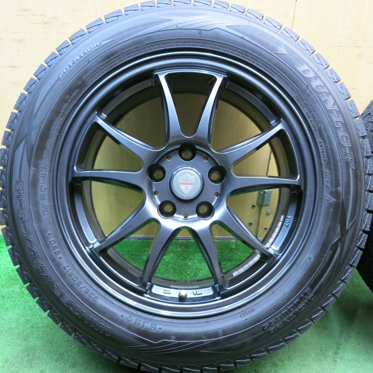 ⭐︎バリ溝‼︎⭐︎225/60R17 ダンロップ WM02 2019年製 4本セット