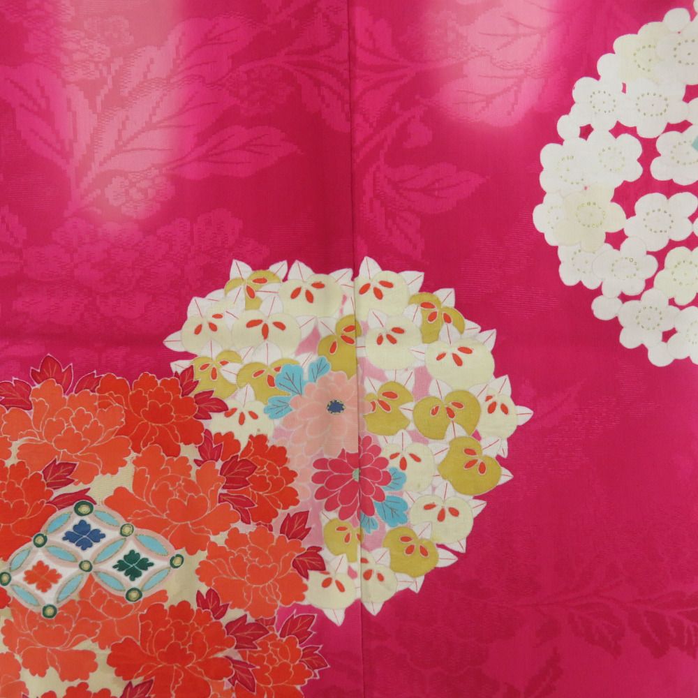 女児用 花丸文様