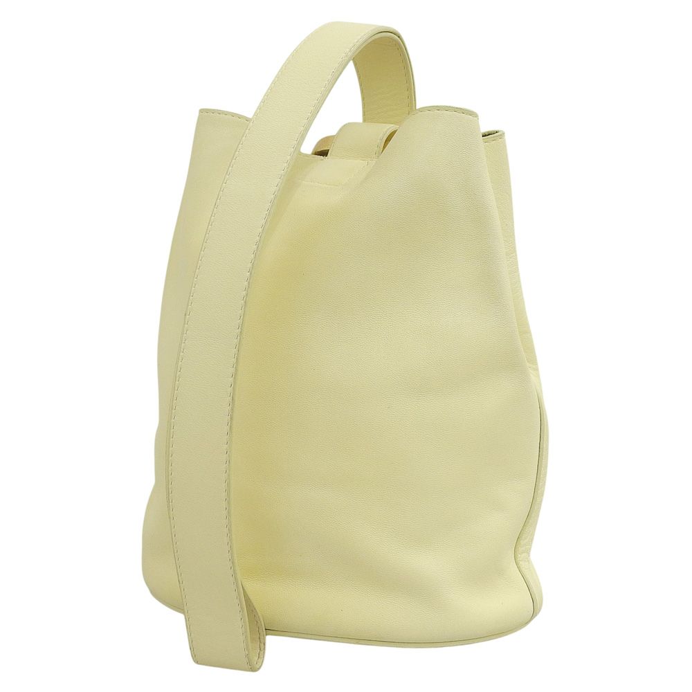 美品 ボッテガヴェネタ BOTTEGAVENETA 2020年 DROP BAG ドロップ レザー ショルダー バケット ハンドバッグ クリーム レディー オフィス 旅 定価209000円 美品 ボッテガヴェネタ BOTTEGAVENETA 2020年 DROP BAG ドロップ