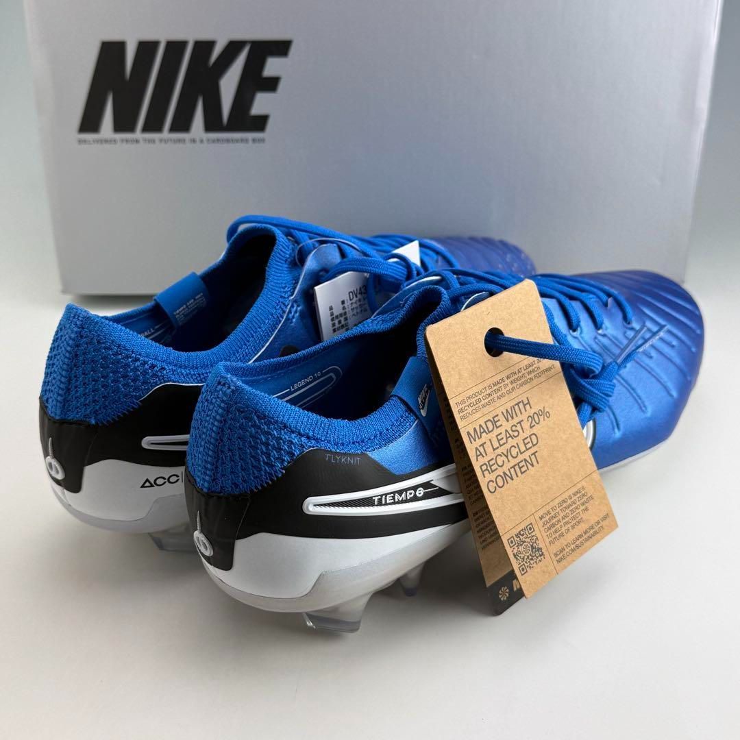 28cm ナイキ　レジェンド10 エリート　FG サッカースパイク　天然芝　青 28cm ナイキ レジェンド10 エリート FG サッカースパイク 天然芝