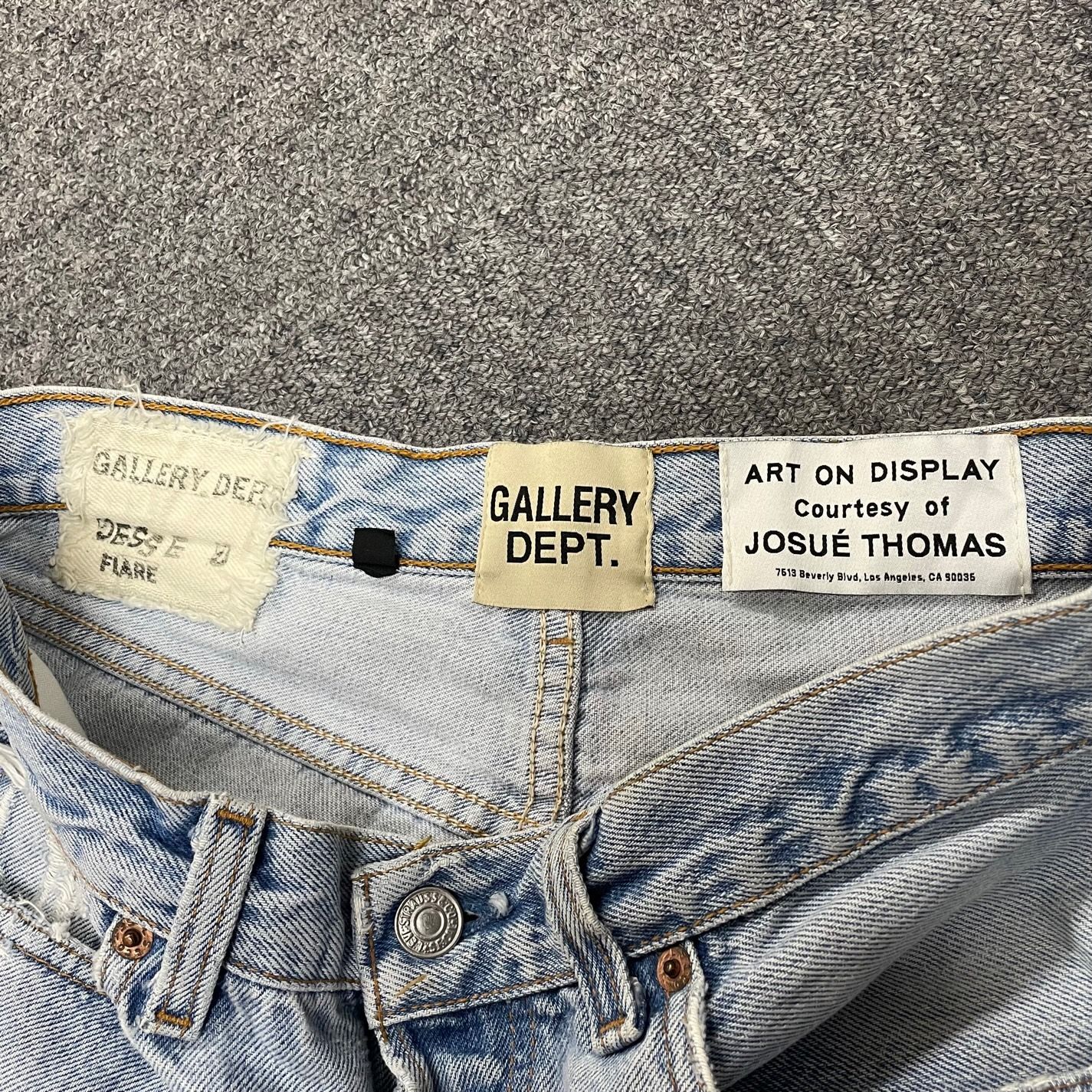 美品 GALLERY DEPT LEVI'S 再構築 ダメージ クラッシュ フレア デニム