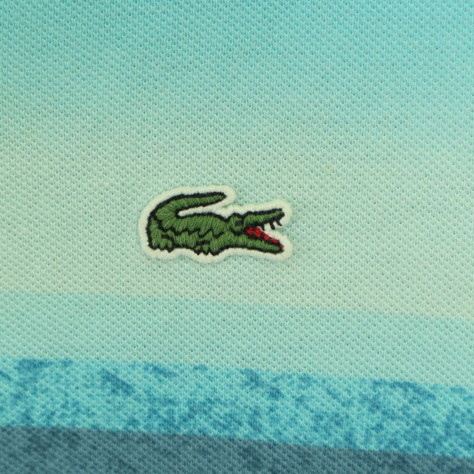 LACOSTE ラコステ 春夏 ワニ ロゴ刺繍☆ 半袖 グラデーション