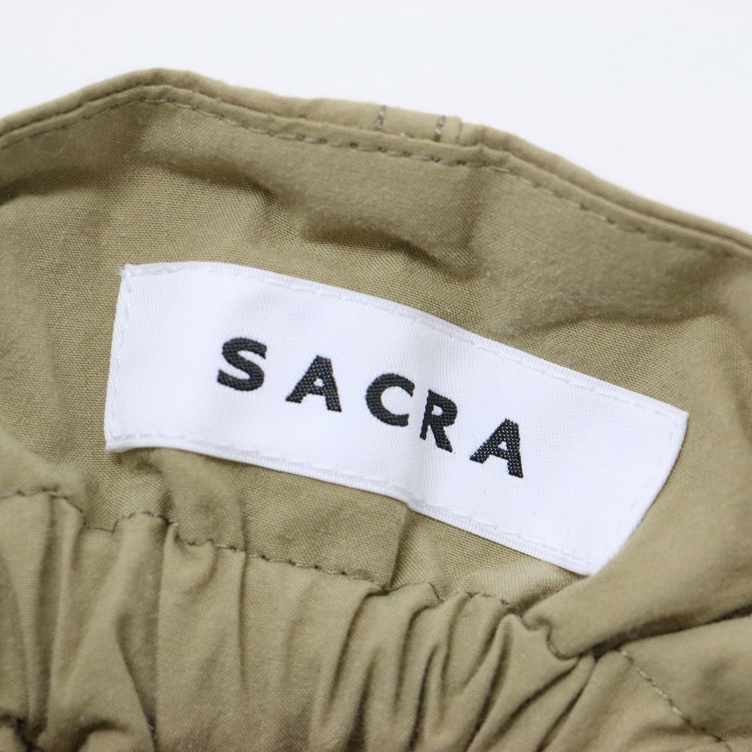【別注】＜SACRA＞カーゴ ドローストリング マキシスカート SACRA（サクラ）の「【別注】＜SACRA＞カーゴ ドローストリング