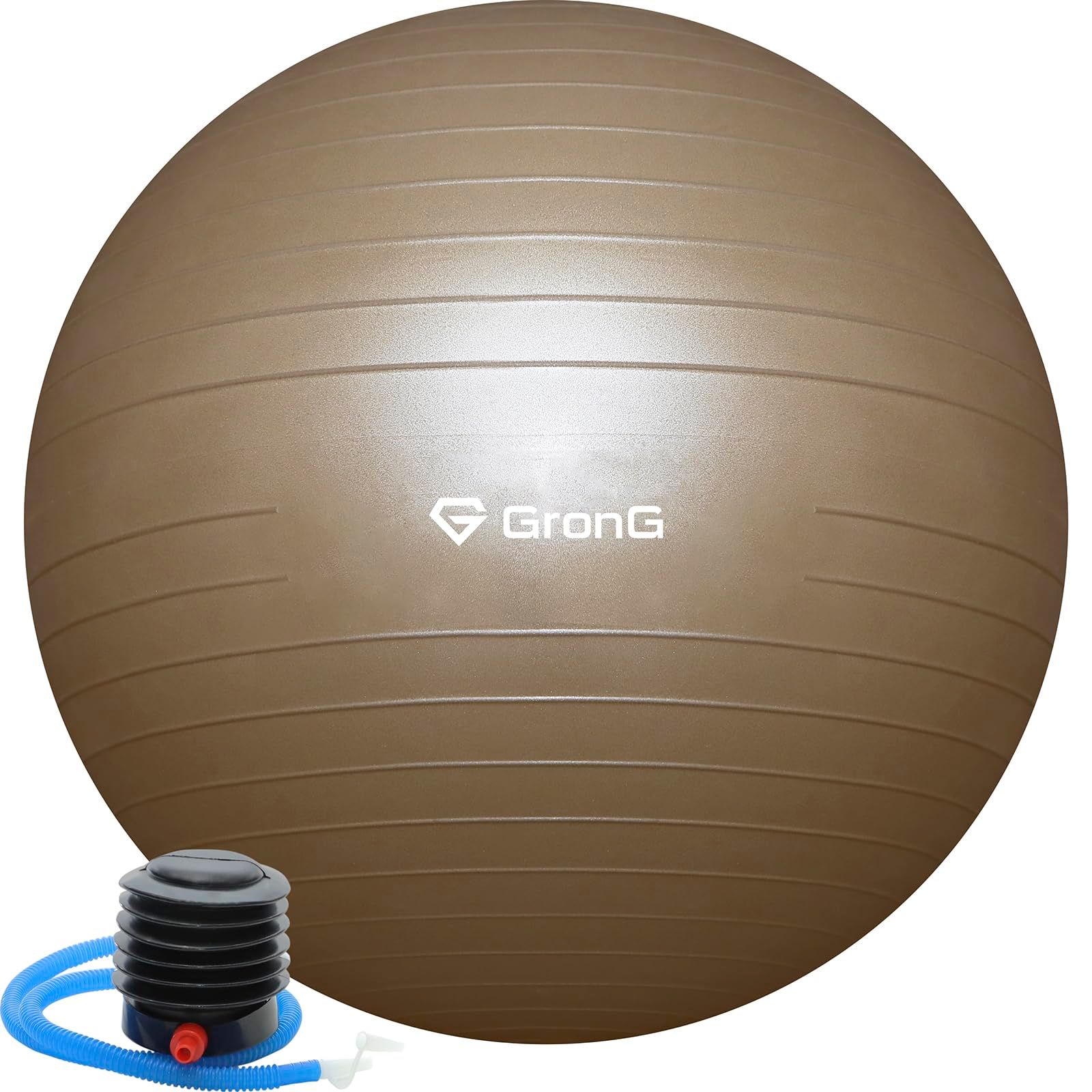バランスボール 75cm 耐荷重200kg ブラウン GronG（グロング） - メルカリ