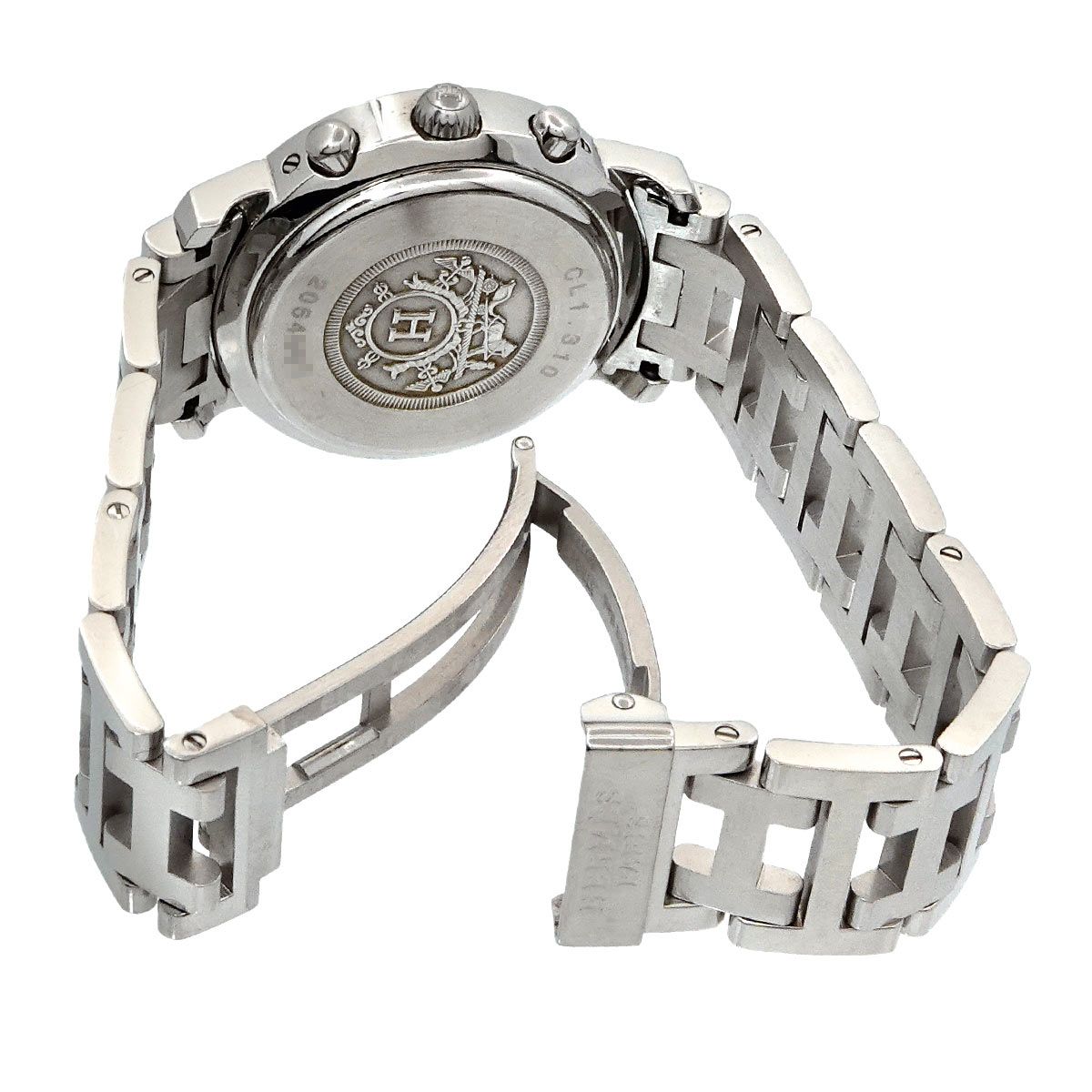 HERMES エルメス CL1.310 レディース腕時計 クォーツ 電池交換済み