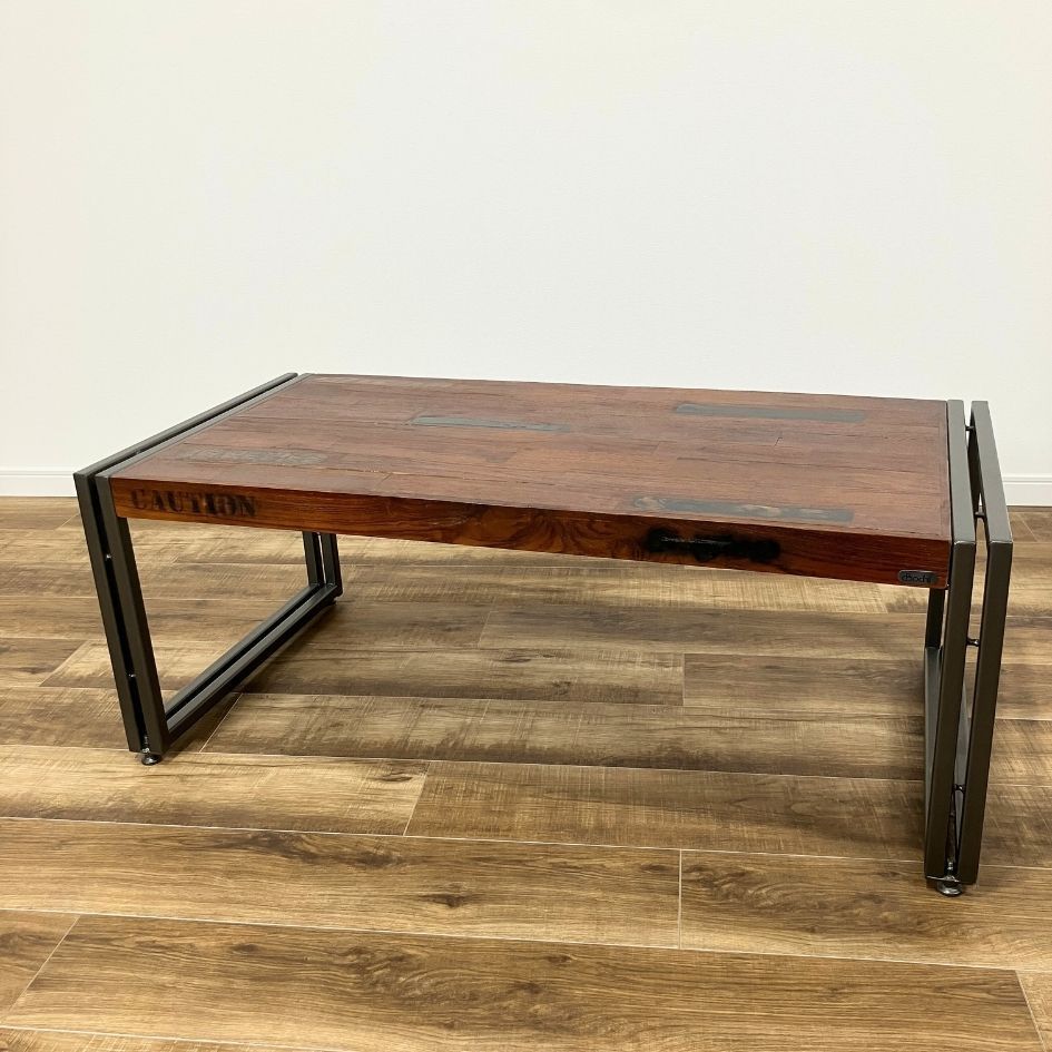 中古品】d-bodhi FERUM INDUSTRIAL COFFEE TABLE S フェルム チーク古