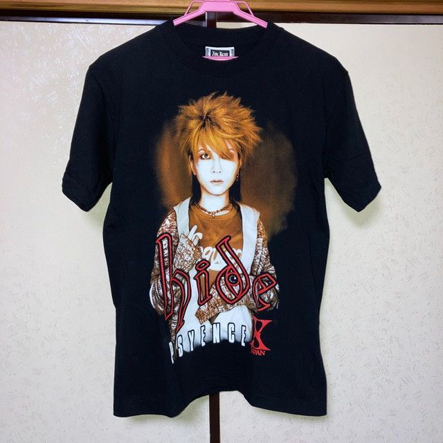 ROXX X JAPAN HIDE Tシャツ 黒 メンズ Mサイズ ほぼ未使用品 - メルカリ