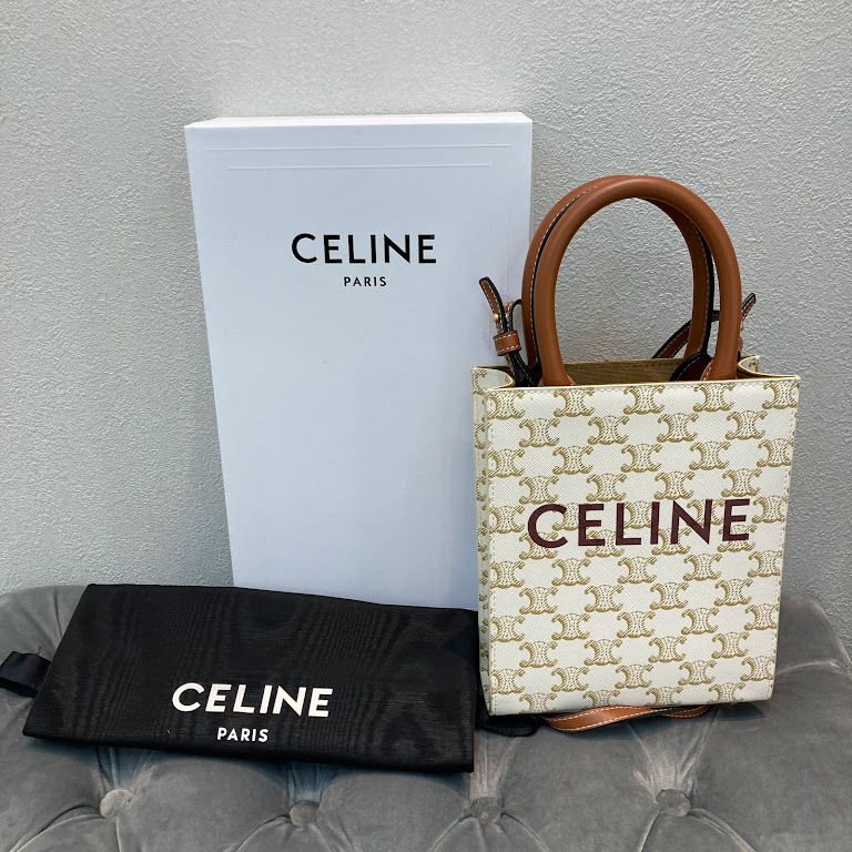 ◇ CELINE セリーヌ ミニ バーティカル カバ 2way ショルダーバッグ 