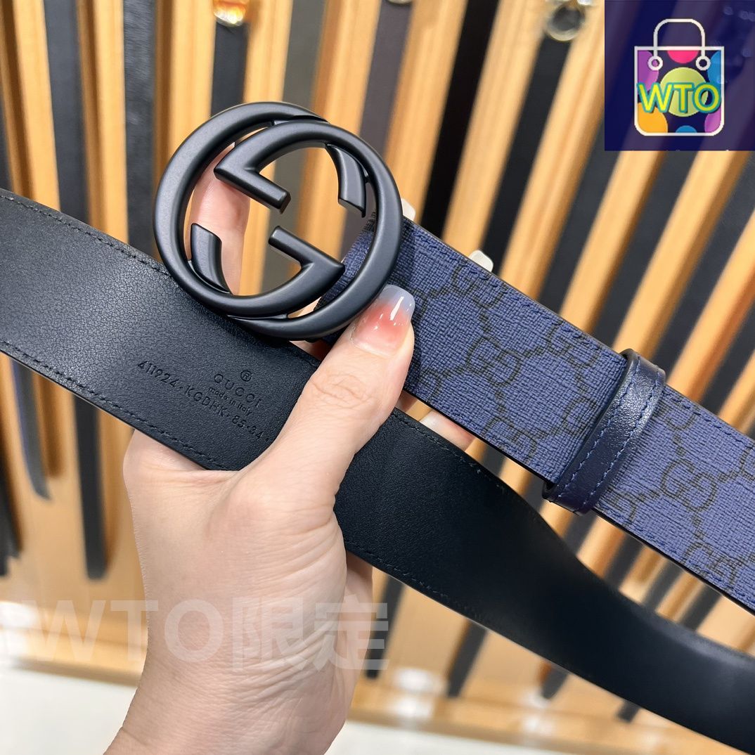 美品✨GUCCI✨レザーベルト(白)最終お値下げ‼️ ダブルG スリムベルト ホワイト レザー | GUCCI公式