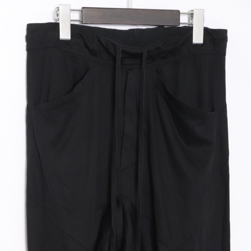 Julius 15ss シームドクロッチ パンツ BLACK 2（JULIUS SEAMED