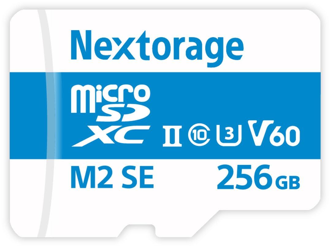Nextorage 日本メーカー UHS-II マイクロSDカード 256GB microSDXC U3 V60 読出し最大280MB|s 書込み最大190MB|s NX-M2SE256G ネクストレージ microSDカード
