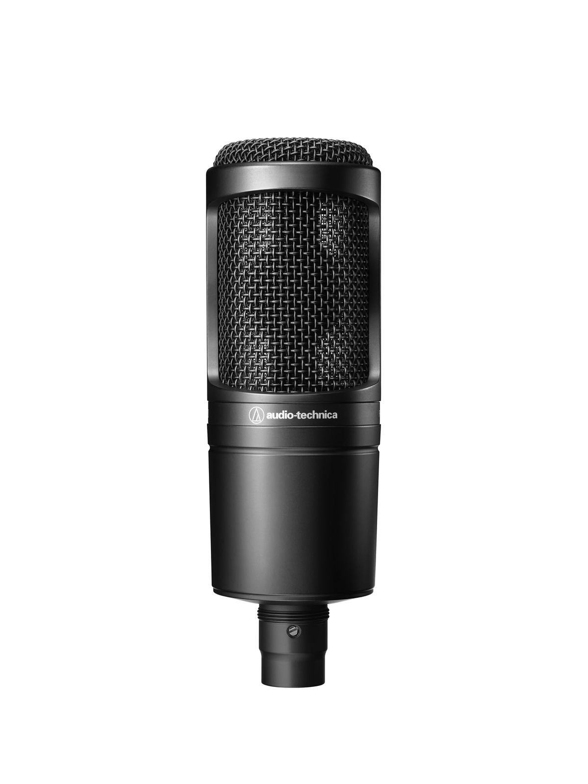 オーディオテクニカ AT2020 コンデンサーマイク XLR 動画配信 宅録 ポッドキャスト 実況 DTM レコーディング マイク 正規品 ブラック ブラック 単品