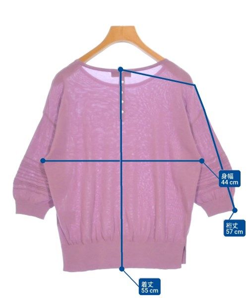 robe de chambre ニット・セーター レディース ローブドシャンブル 中古　古着 美品 22AW HAVEL studio ハーヴェルスタジオ ボーダー ウール