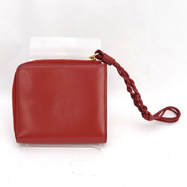 JIL SANDER / ジル サンダー □L字4ファスナー 財布 コンパクト レザー  