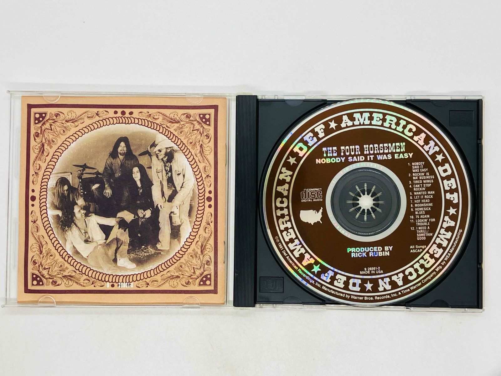 CD THE FOUR HORSEMEN / NOBODY SAID IT WAS EAST / 26561-2 Y31