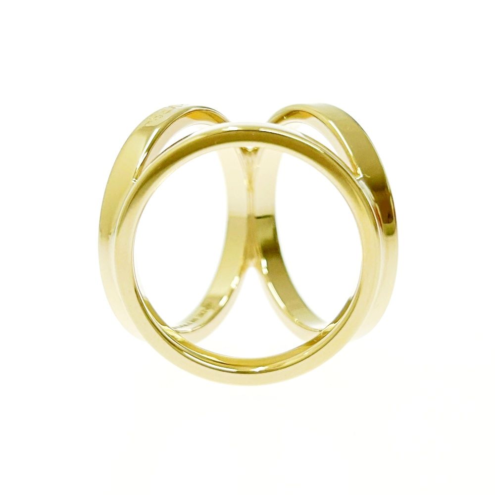 中古】HERMES エルメス GP トリオ スカーフリング ゴールド 414231  