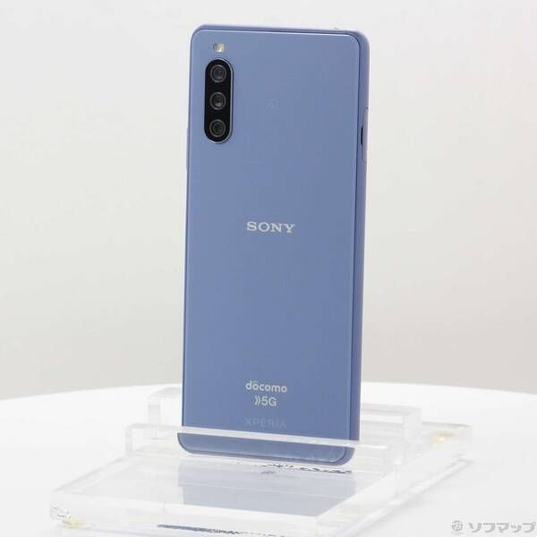 中古品〕 Xperia 10 III 128GB ブルー SO-52B docomoロック解除SIM