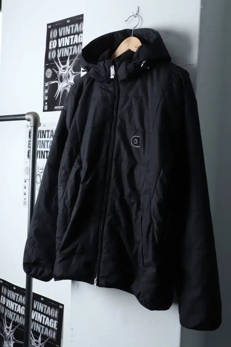 （ XL ） adidas(アディダス) ダウンジャケット ジャンパージャケット 黒 オールドスクール 限定版- 11B63