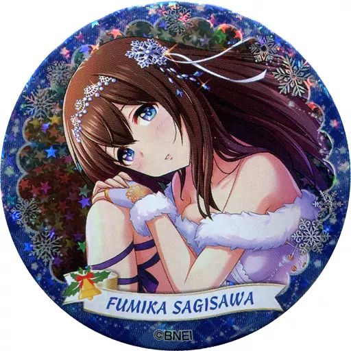 東急ハンズ 鷺沢文香 缶バッジ ホロ KGNHNZCO 【中古】バッジ