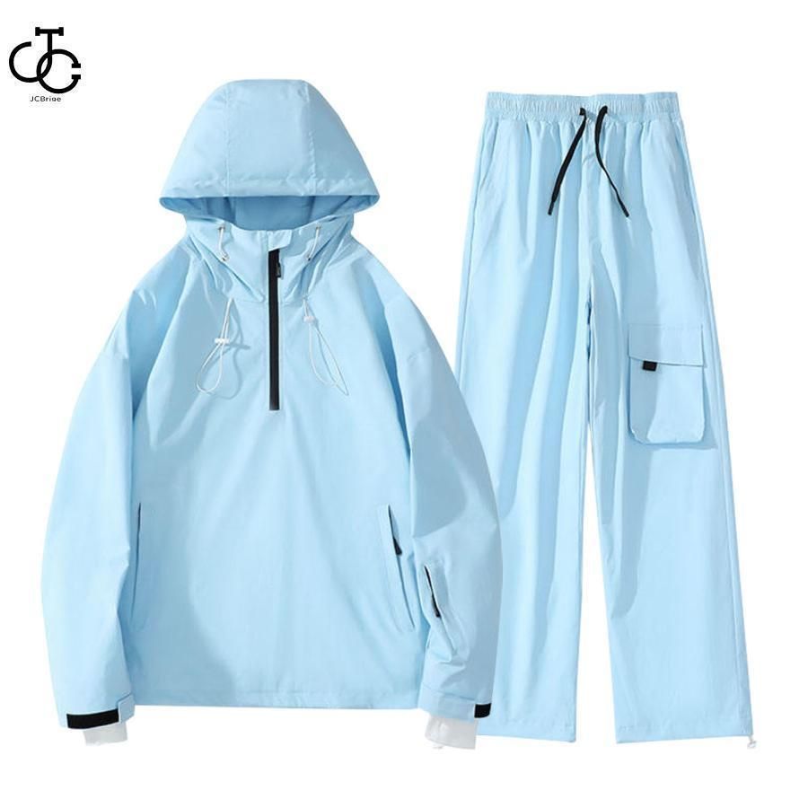 スキー Salomon Ski Jacket Rare Design Vintage Salomon Optimal Movement Aqua Blue Ski Jacket Unisex Size