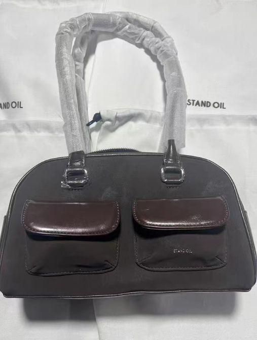 STAND OIL チャビーバック ショルダーバッグ ハンドバッグ ブラウン