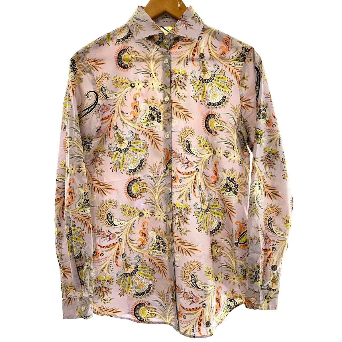 エトロ ETRO ペイズリー シャツ ピンク 38 - メルカリ