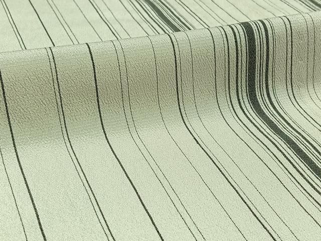 平和屋着物▽本塩沢 単衣 風景人物文 正絹 逸品 AAAY9431jh