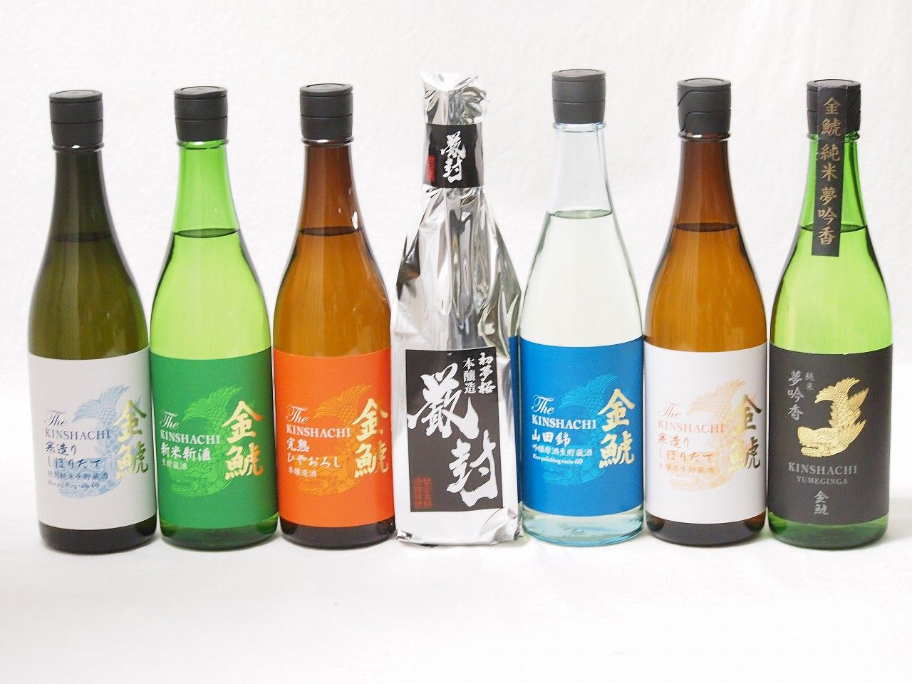 ファッション 愛知県金鯱厳選素材日本酒7本セット(金鯱初夢桜 厳封本