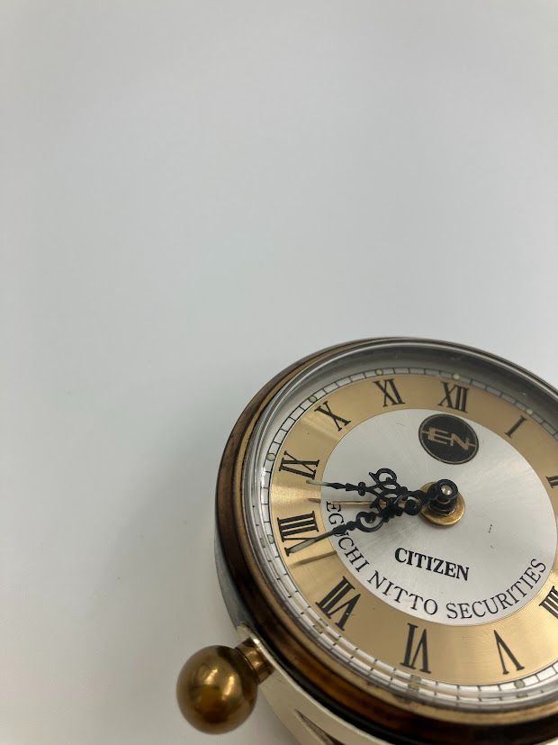 ヴィンテージ　CITIZEN シチズン　目覚まし時計　手巻き式　スペースエイジ 7abcf97c3fd4d66906c6e6a1ea11f8