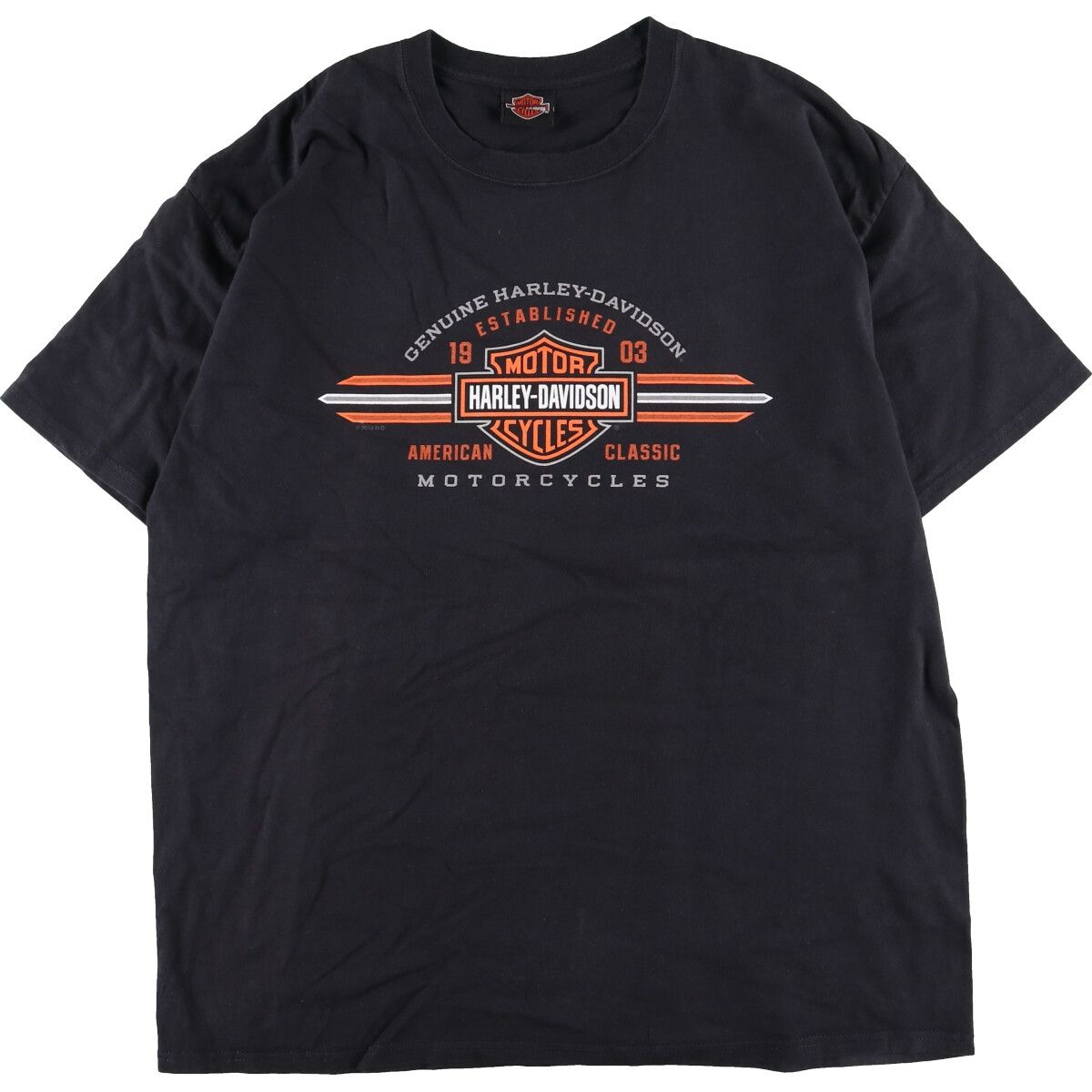 古着 ハーレーダビッドソン Harley-Davidson Henes ヘインズ 両面プリント モーターサイクル バイクTシャツ メンズXL/eaa320414
