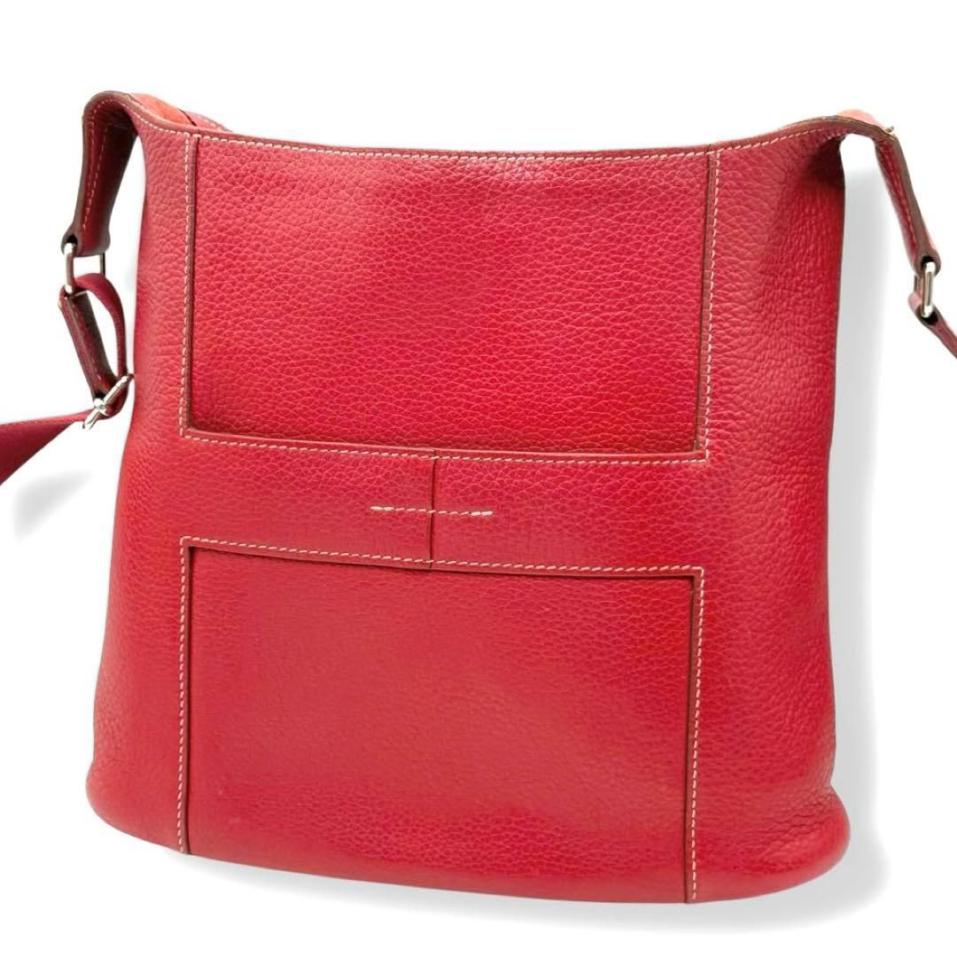 エルメス　ショルダーバッグ　グッドニュースPM ルージュカザック　3737 エルメス ショルダーバッグ グッドニュースPM ルージュカザック 3737