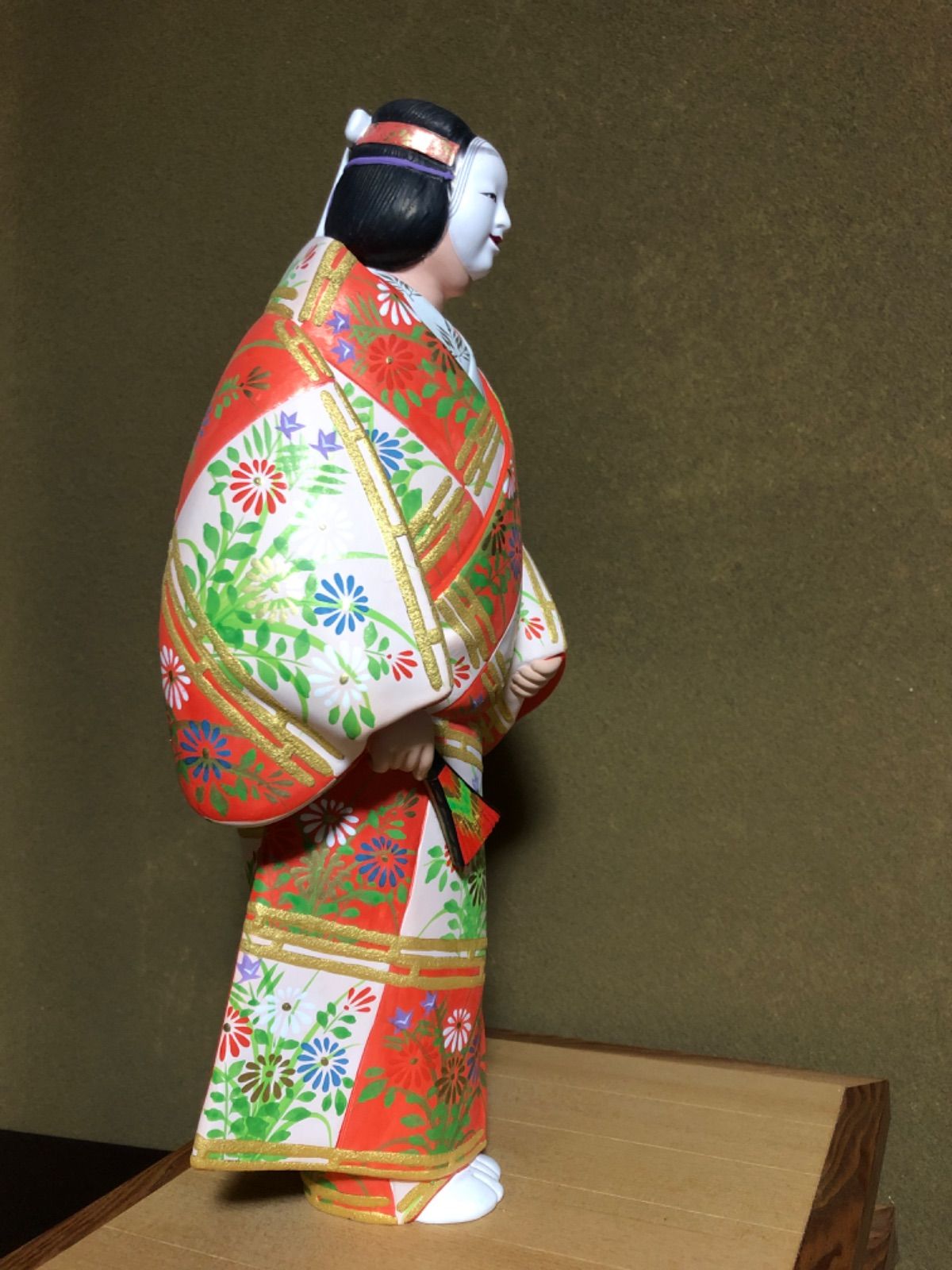 美品 【伝統工芸士 白石一敏作】博多人形『熊野 舞』 ガラスケース付き 博多人形 白石一敏作 熊野 舞 ケース付き - メルカリ