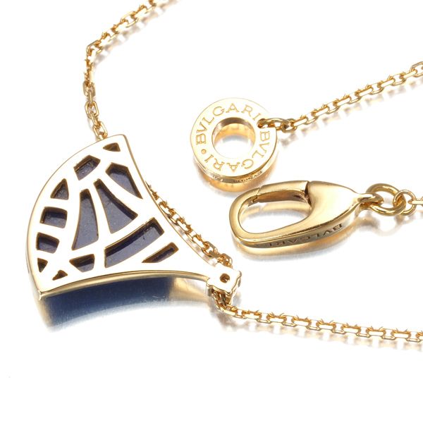 ブルガリ ネックレス ラピスラズリ ダイヤ ダイヤモンド ディーヴァ  