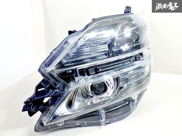 破損無!点灯OK! トヨタ純正 ANH20W GGH20W ヴェルファイア 後期 HID ヘッドライト ヘッドランプ 左 助手席側 ICHIKOH 58-23 刻印5 棚44D