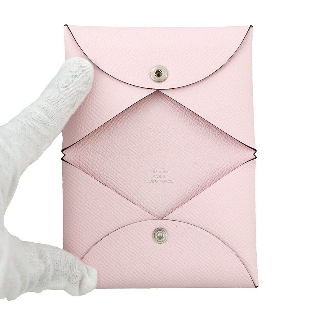 ☆エルメス カルヴィ ローズパープル☆名刺入れ エルメス カードケース