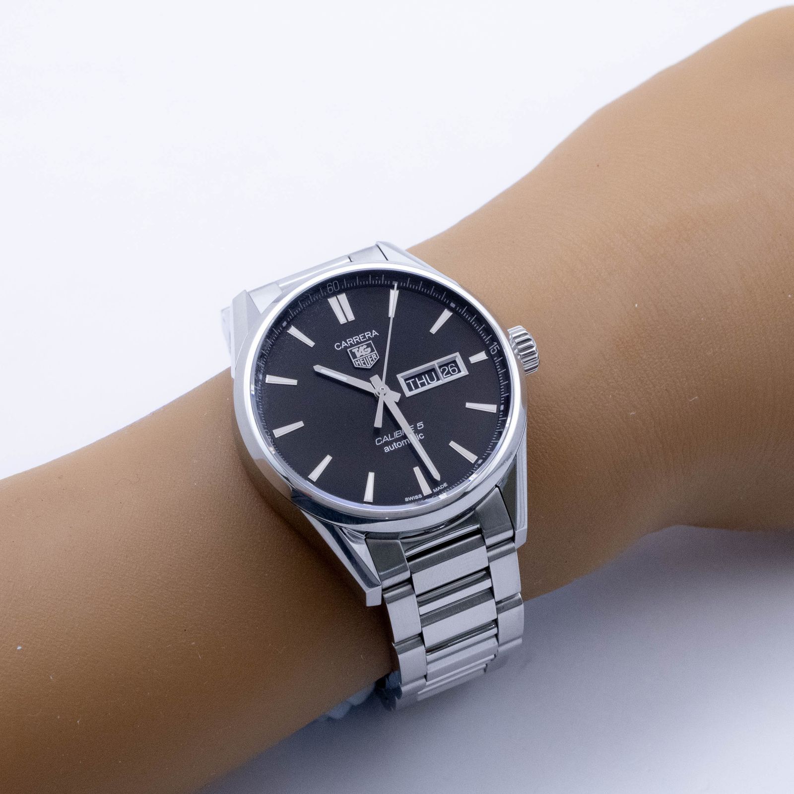 タグホイヤー カレラ デイデイト WAR201A 自動巻き 腕時計 M109471963