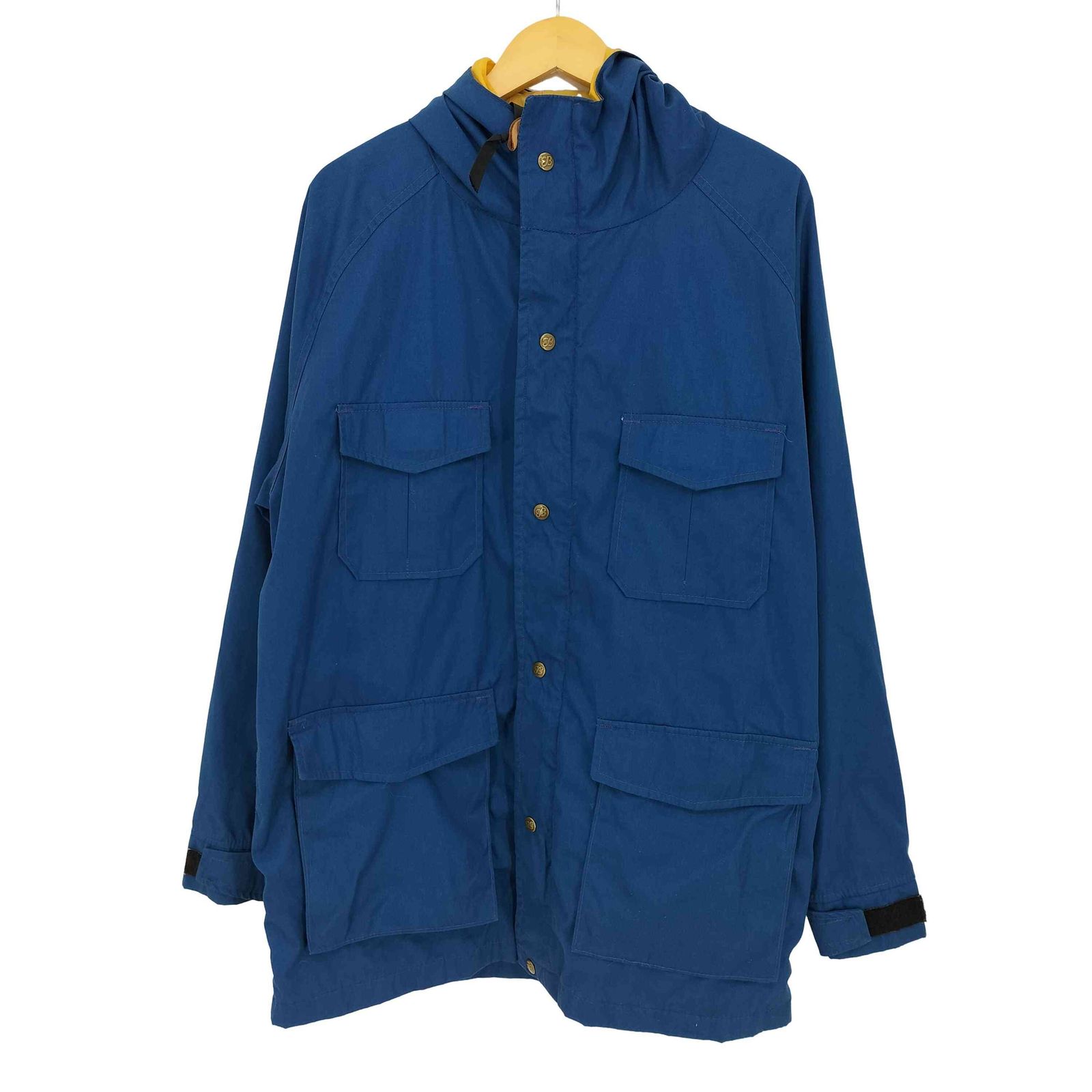 エディーバウアー Eddie Bauer 70-80s USA製 黒タグ ダブルジップ マウンテンパーカ メンズ  L