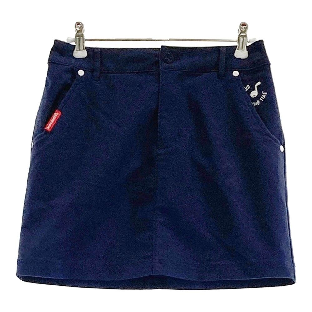 サイズ：5 LECOQ GOLF ルコックゴルフ ストレッチスカート ネイビー系