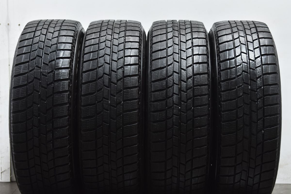 【美品 バリ溝】ZACK 17in 7J +48 PCD114.3 グッドイヤー アイスナビ6 215/60R17 レクサスUX C-HR カローラクロス エルグランド CX-30