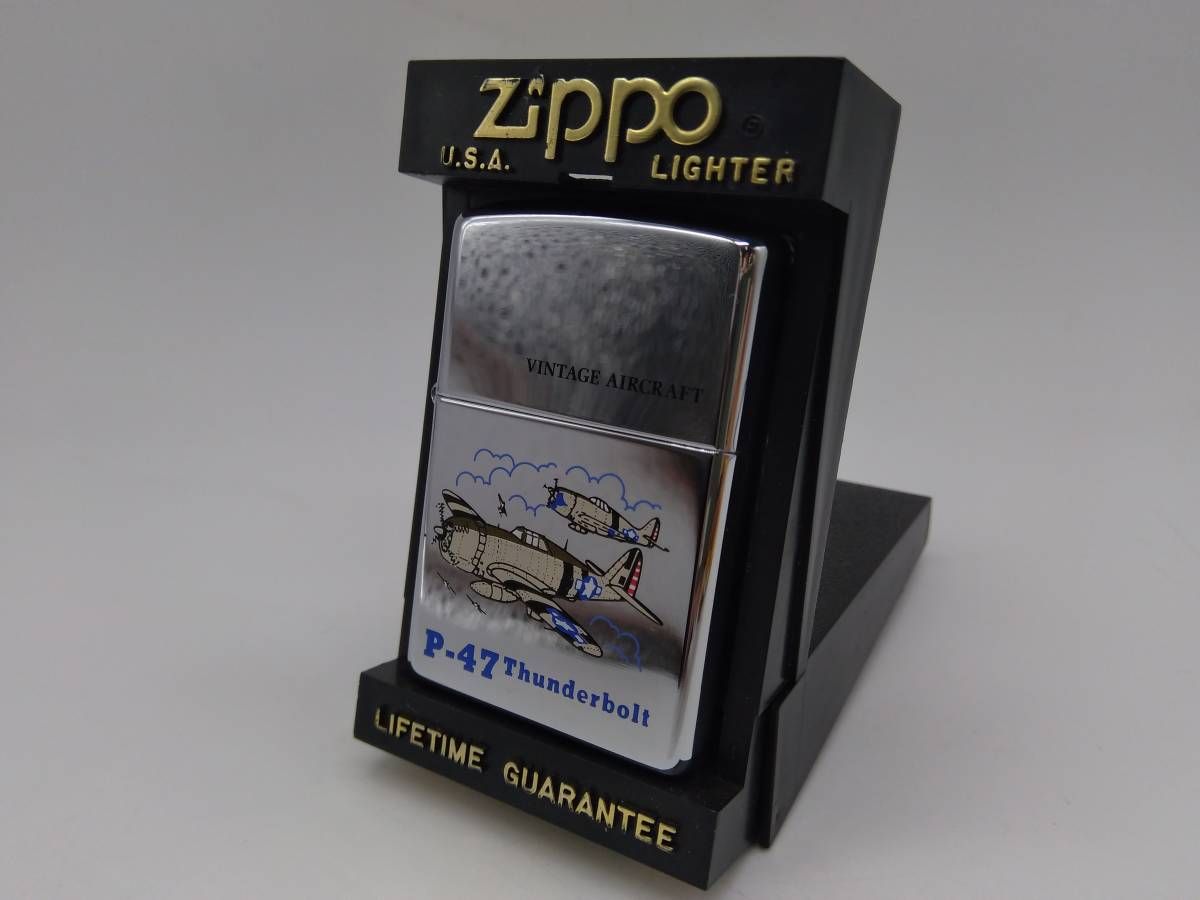Zippo vintage aircraft 1998年 P-47ThunderboIt 使用済み 【公式通販】