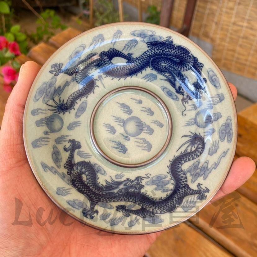 青花竜纹茶碗  濾過器  蓋椀 中国茶器 茶器  景徳鎮  飲茶食器 青花竜纹茶碗 濾過器 蓋椀 中国茶器 茶器 景徳鎮 飲茶食器