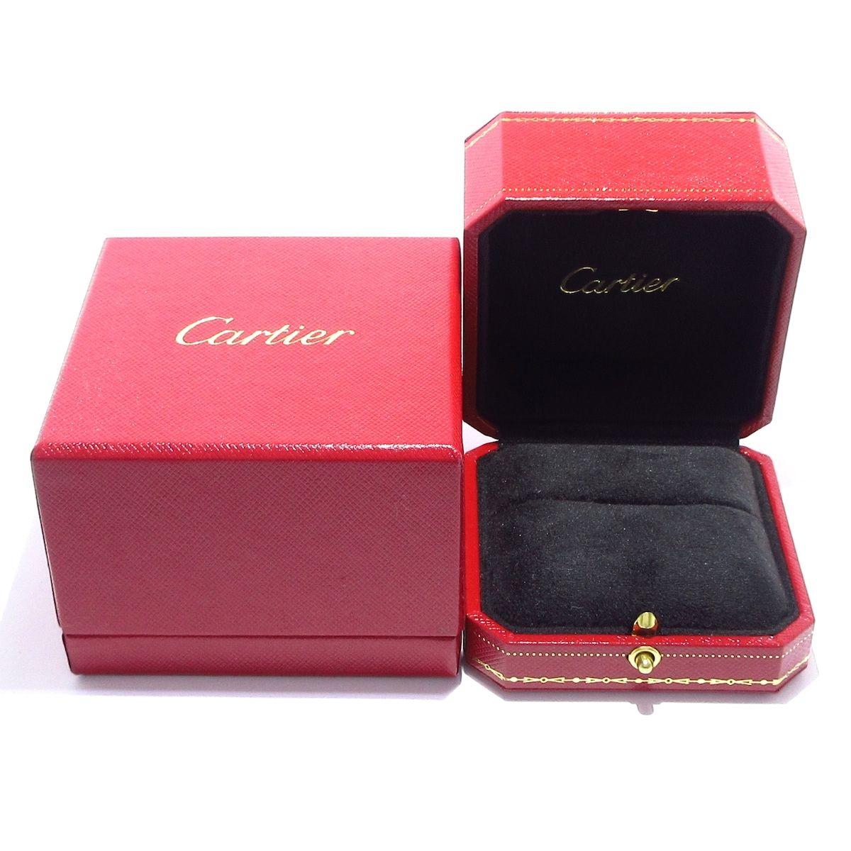 ヒロ様✾ Cartier バレリーナ　Pt950 ダイヤ付きリング 箱付き Cartier(カルティエ) リング 48美品 バレリーナソリテール Pt950