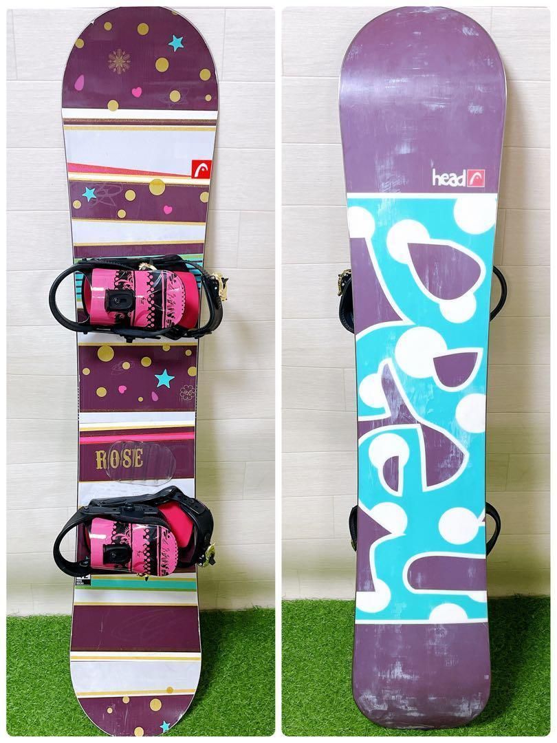 53【レディース3点・ブーツ極美品】HEAD 142cm 24cm スノーボード 53【レディース3点・ブーツ極美品】HEAD 142cm 24cm スノーボード